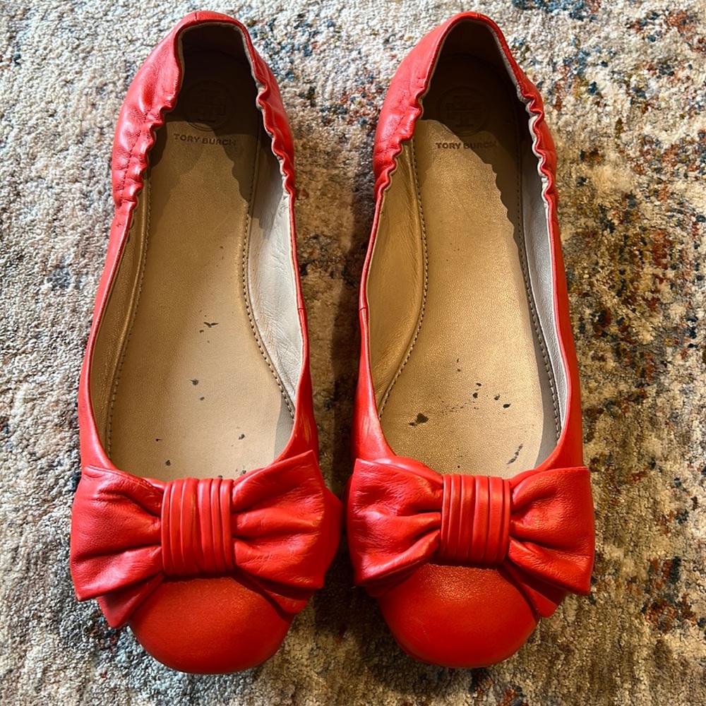 Tory Burch Travel Minnie Ballet Flats with Bow